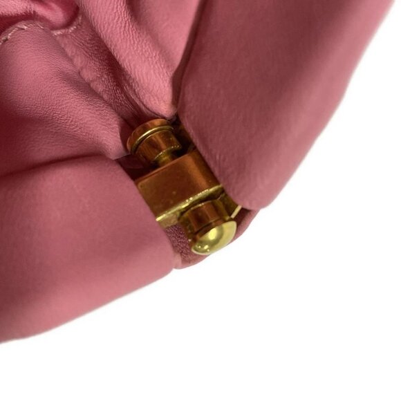 miumiu Matelasse Pink Leather Clutch Bag 422-052625 - Picture 10 of 14